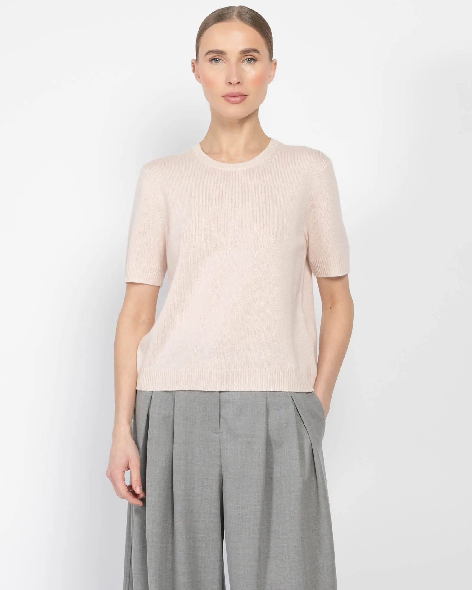 Audrey Short Sleeve Crew Top sold by TNT Fashion