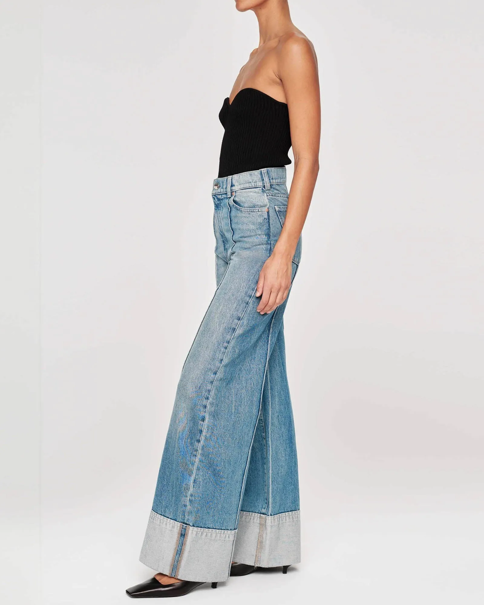 Hepburn Wide Leg Jeans sold by TNT Fashion product image thumbnail 4