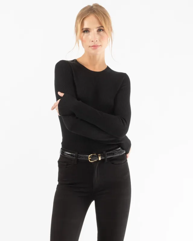 Knit Long Sleeve Crewneck sold by TNT Fashion