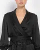 Silk Wrap Top sold by TNT Fashion