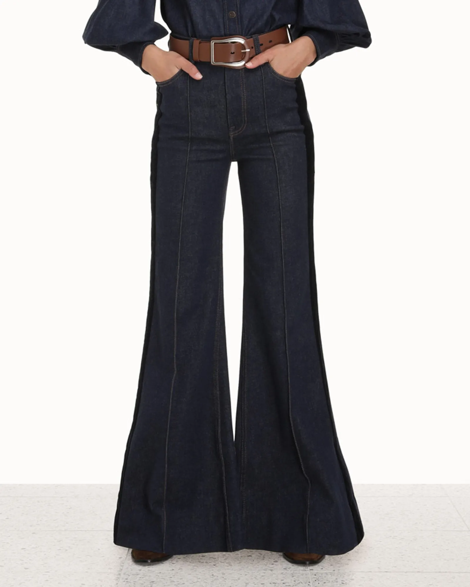 Kaleidoscope Flare Jeans sold by TNT Fashion