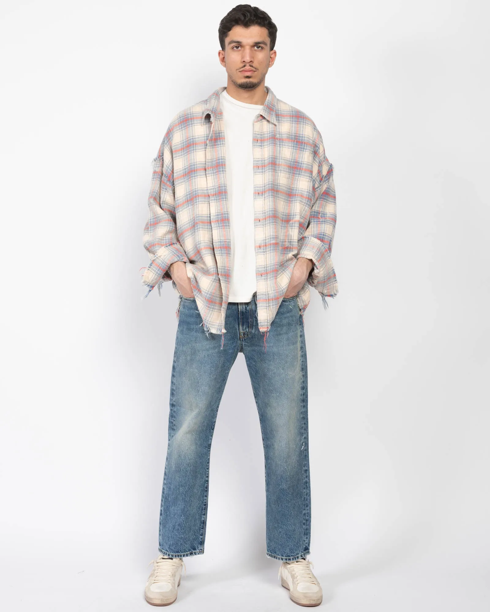 Shredded Seam Drop Neck Shirt sold by TNT Fashion product image thumbnail 2