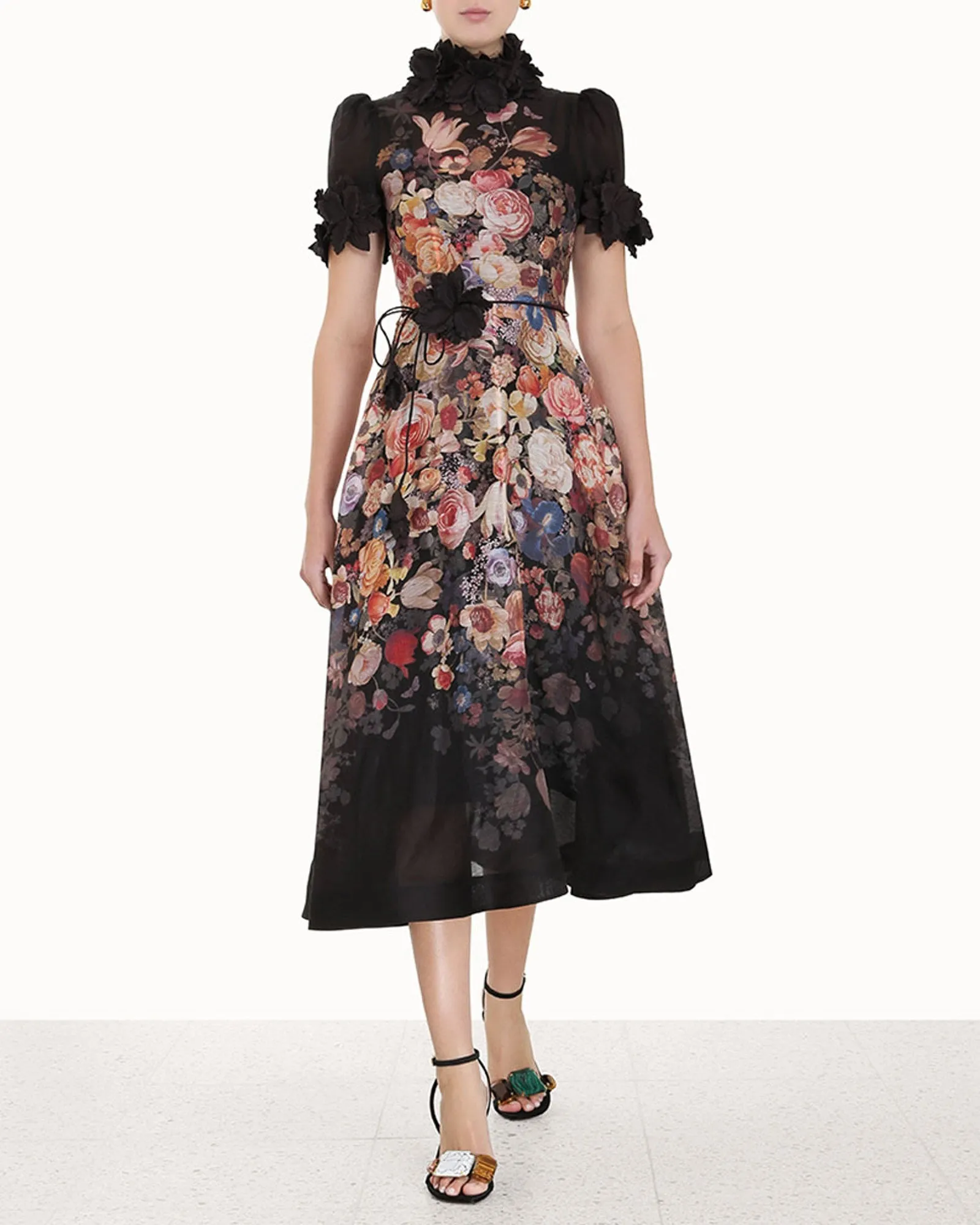 Luminosity Flower Midi Dress sold by TNT Fashion