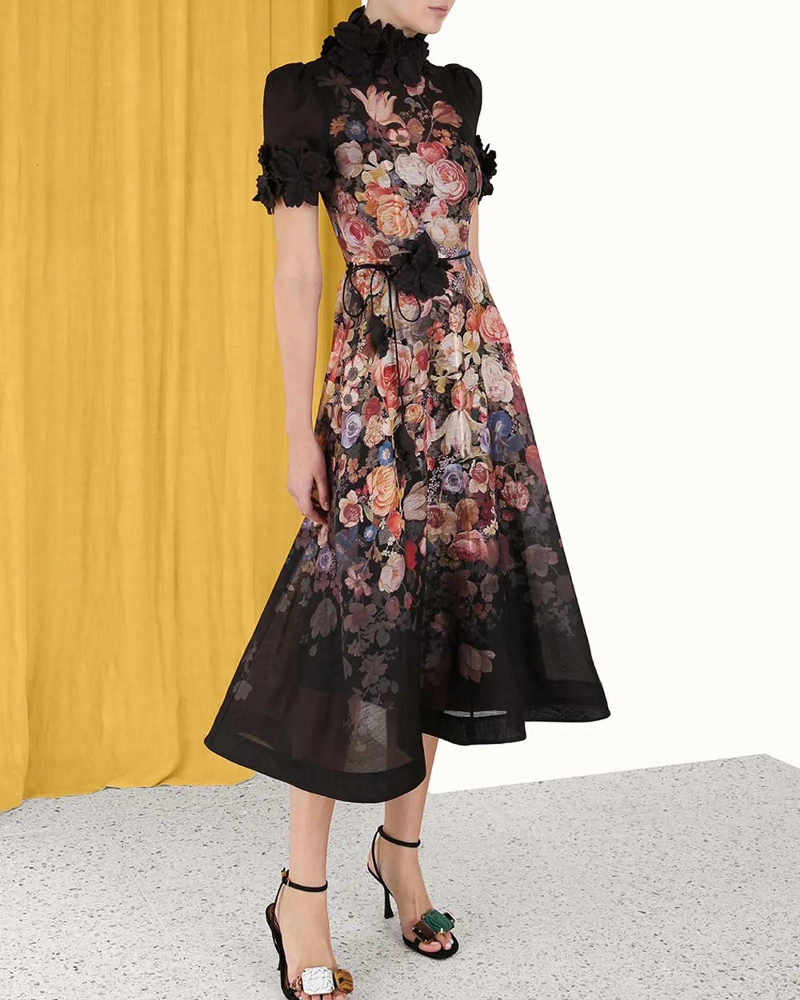 Luminosity Flower Midi Dress sold by TNT Fashion product image thumbnail 3