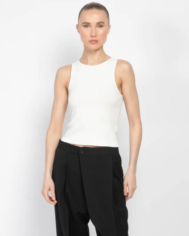 Cutout Sleeveless Top sold by TNT Fashion