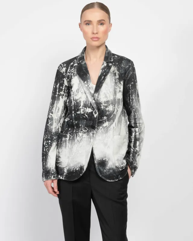 Marmo Effect Rever Jacket sold by TNT Fashion