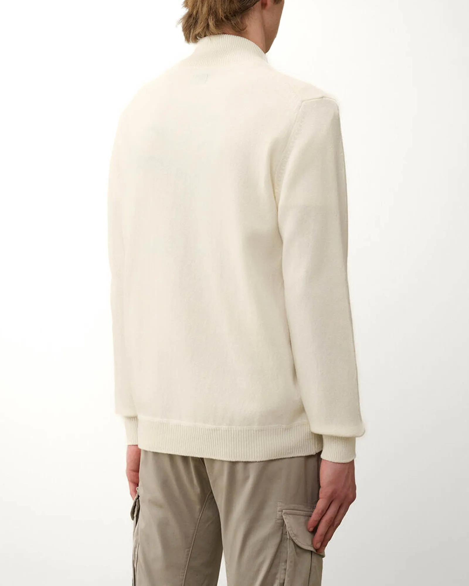 Mixed Bomber Knit Jacket sold by TNT Fashion product image thumbnail 3