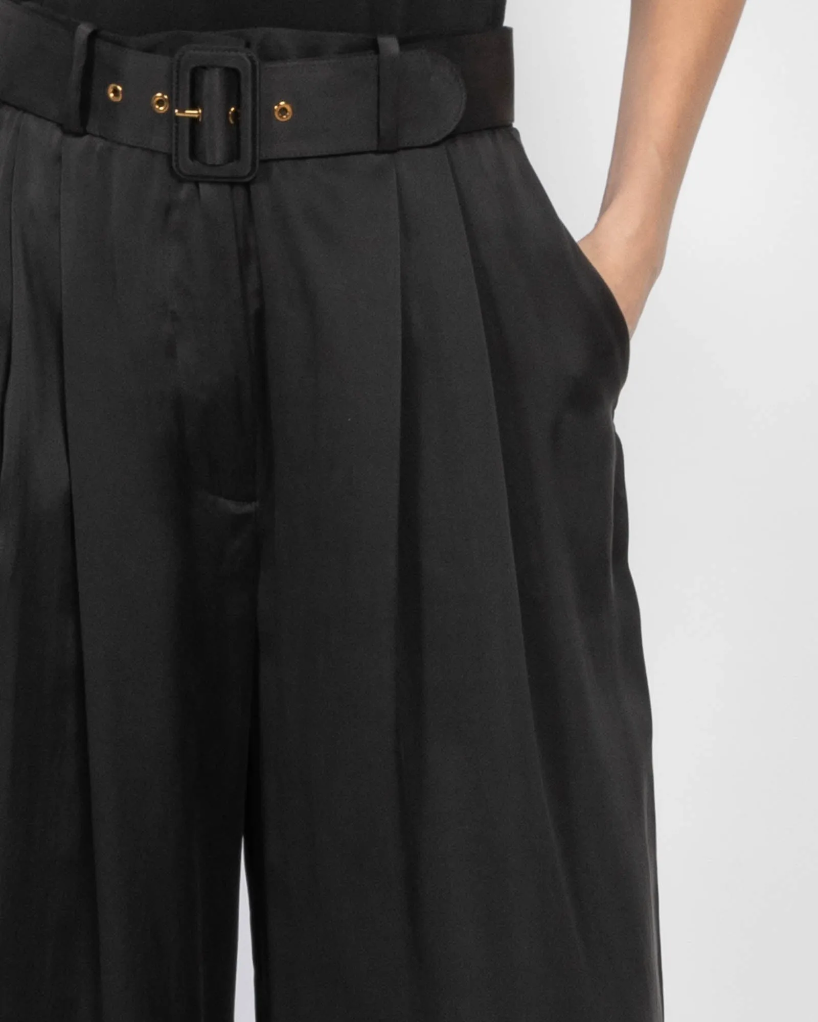 Silk Tuck Trousers sold by TNT Fashion product image thumbnail 5