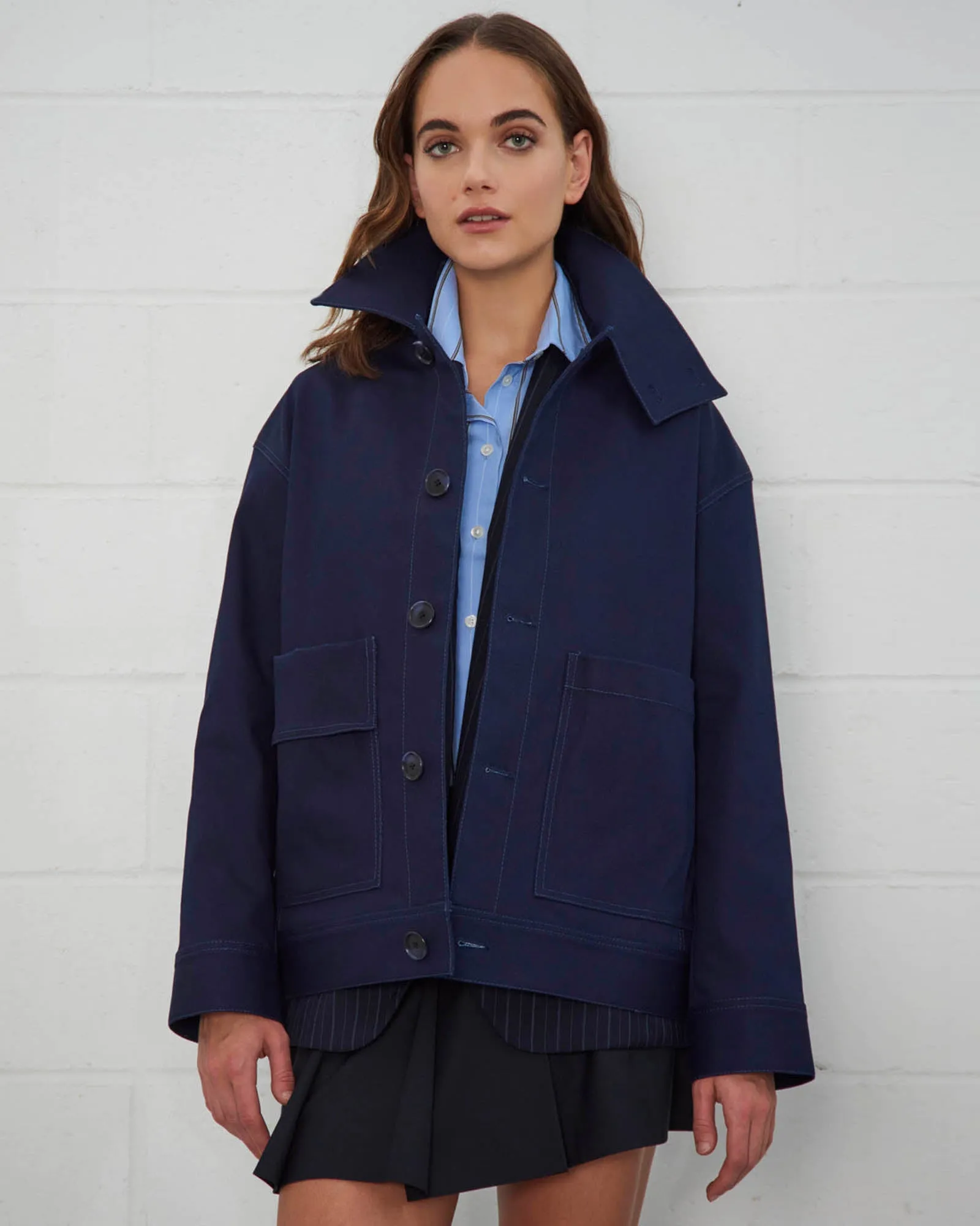 Downtown Trucker sold by TNT Fashion