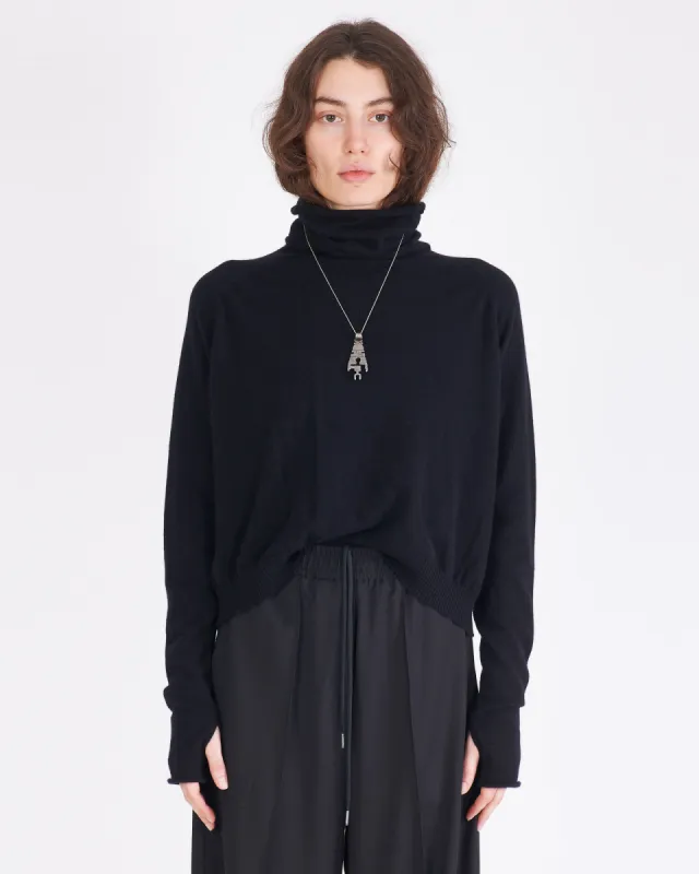 Turtleneck Boxy Jumper sold by TNT Fashion