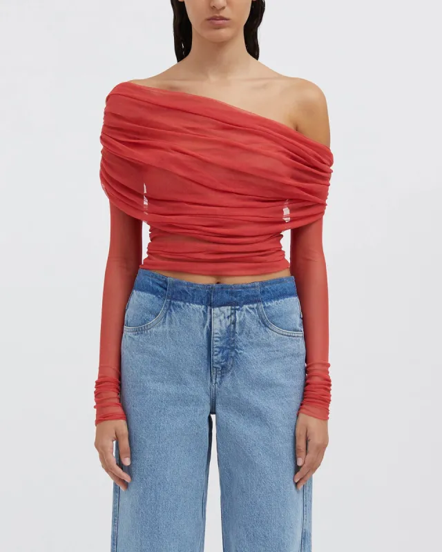 Veiled Top sold by TNT Fashion