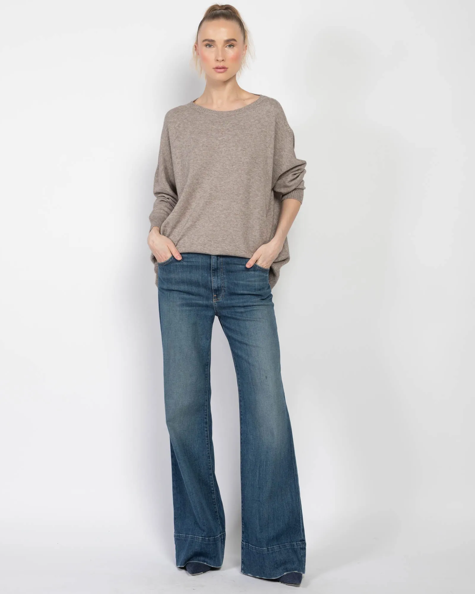 Boyfriend Crewneck Sweater sold by TNT Fashion