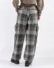 Graphite Check Wide Pants sold by TNT Fashion