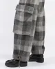 Graphite Check Wide Pants sold by TNT Fashion