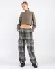 Graphite Check Wide Pants sold by TNT Fashion