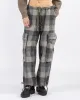 Graphite Check Wide Pants sold by TNT Fashion