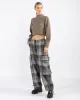 Graphite Check Wide Pants sold by TNT Fashion