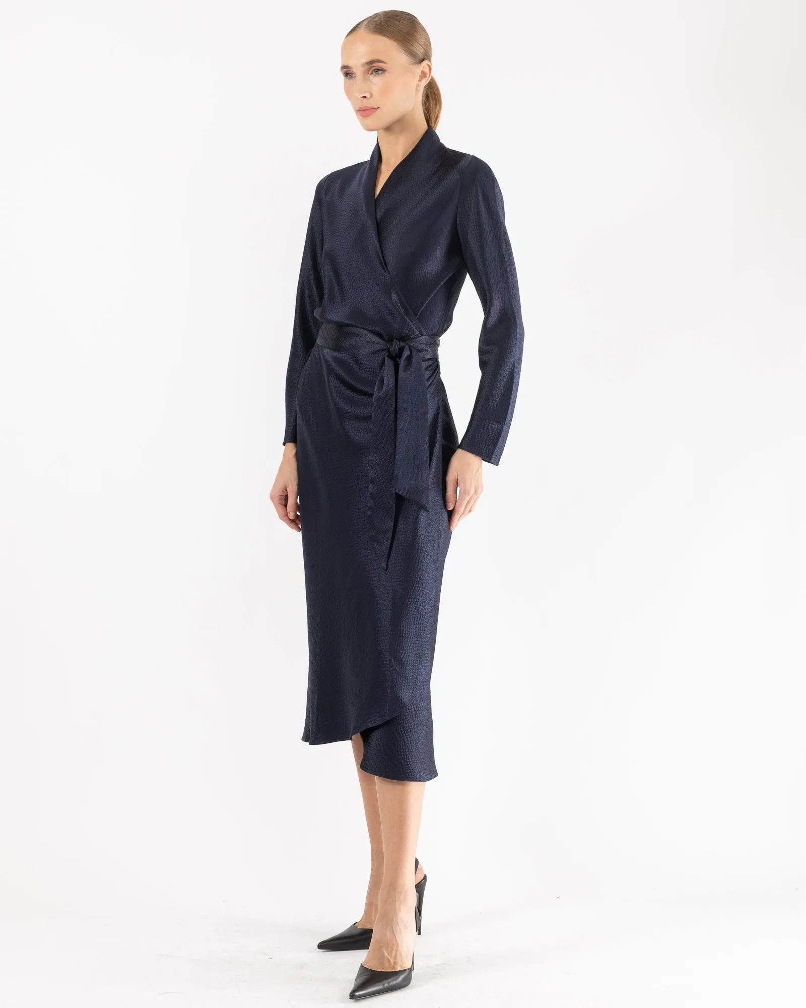 Long Sleeve Wrap Dress sold by TNT Fashion product image thumbnail 4