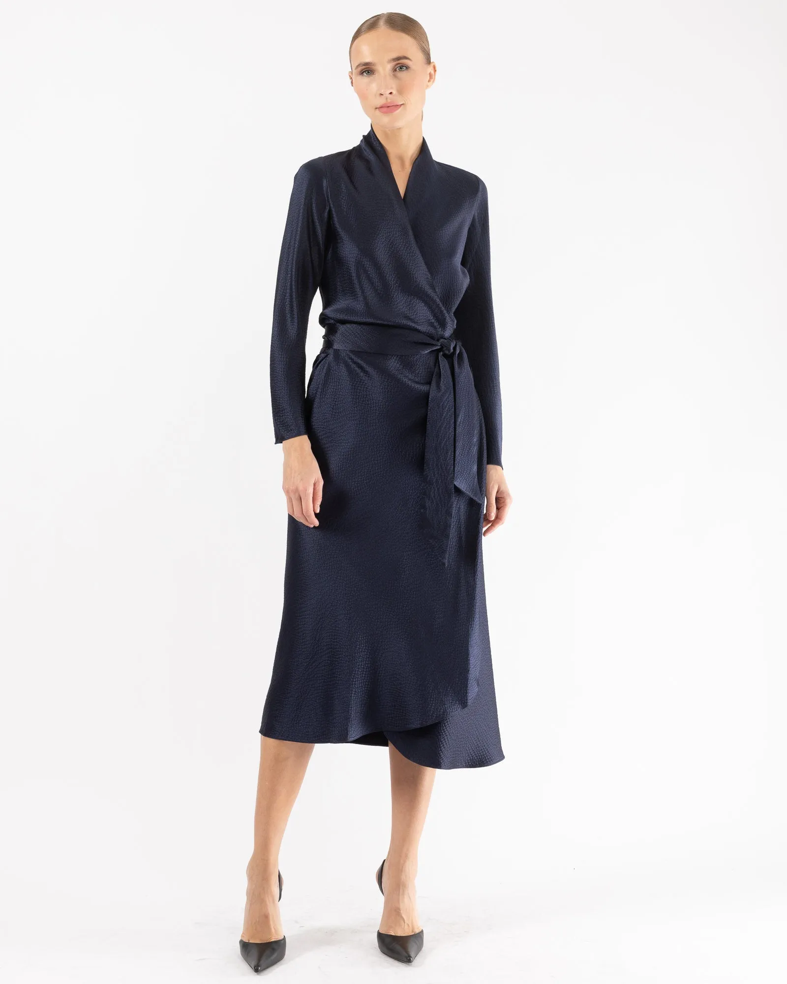 Long Sleeve Wrap Dress sold by TNT Fashion