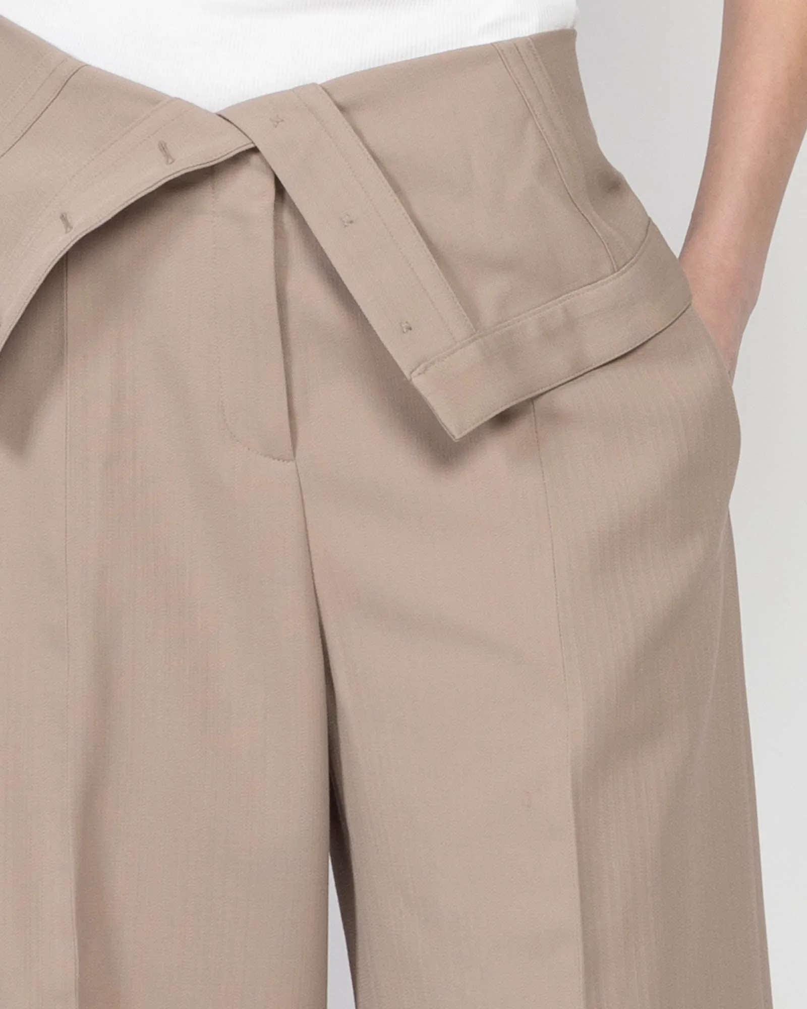 Wide Leg Fold Over Trousers sold by TNT Fashion product image thumbnail 5