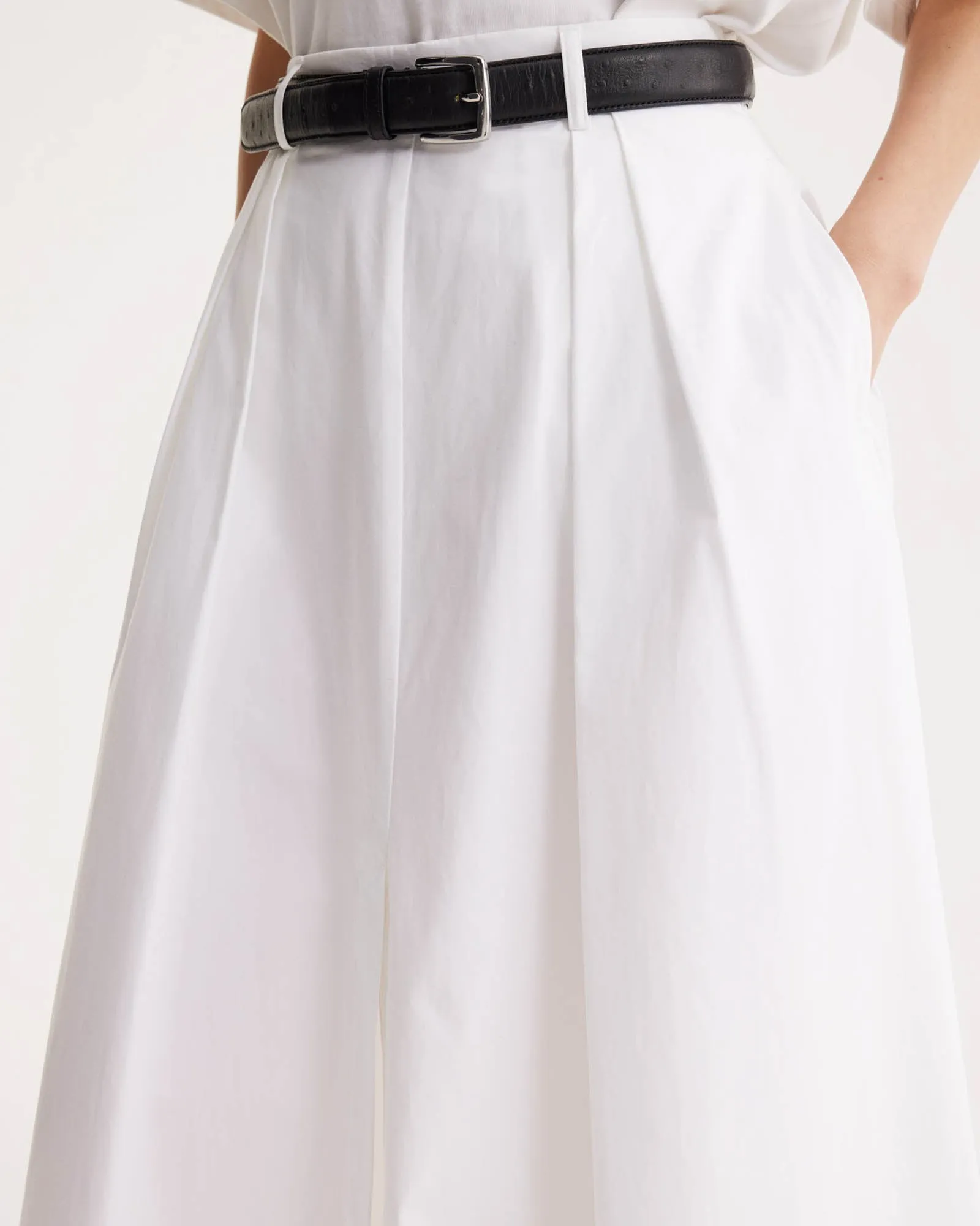 Wide Poplin Skirt sold by TNT Fashion product image thumbnail 5