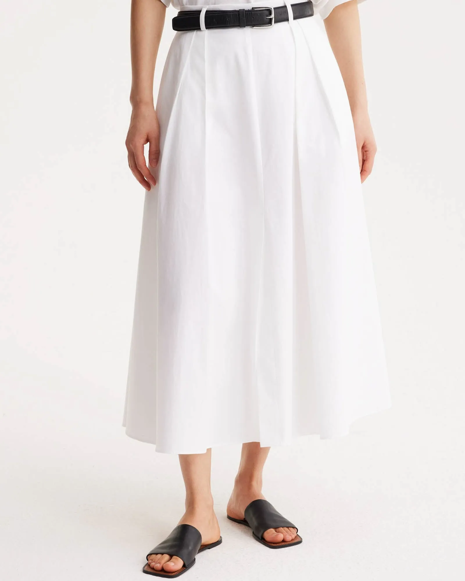 Wide Poplin Skirt sold by TNT Fashion
