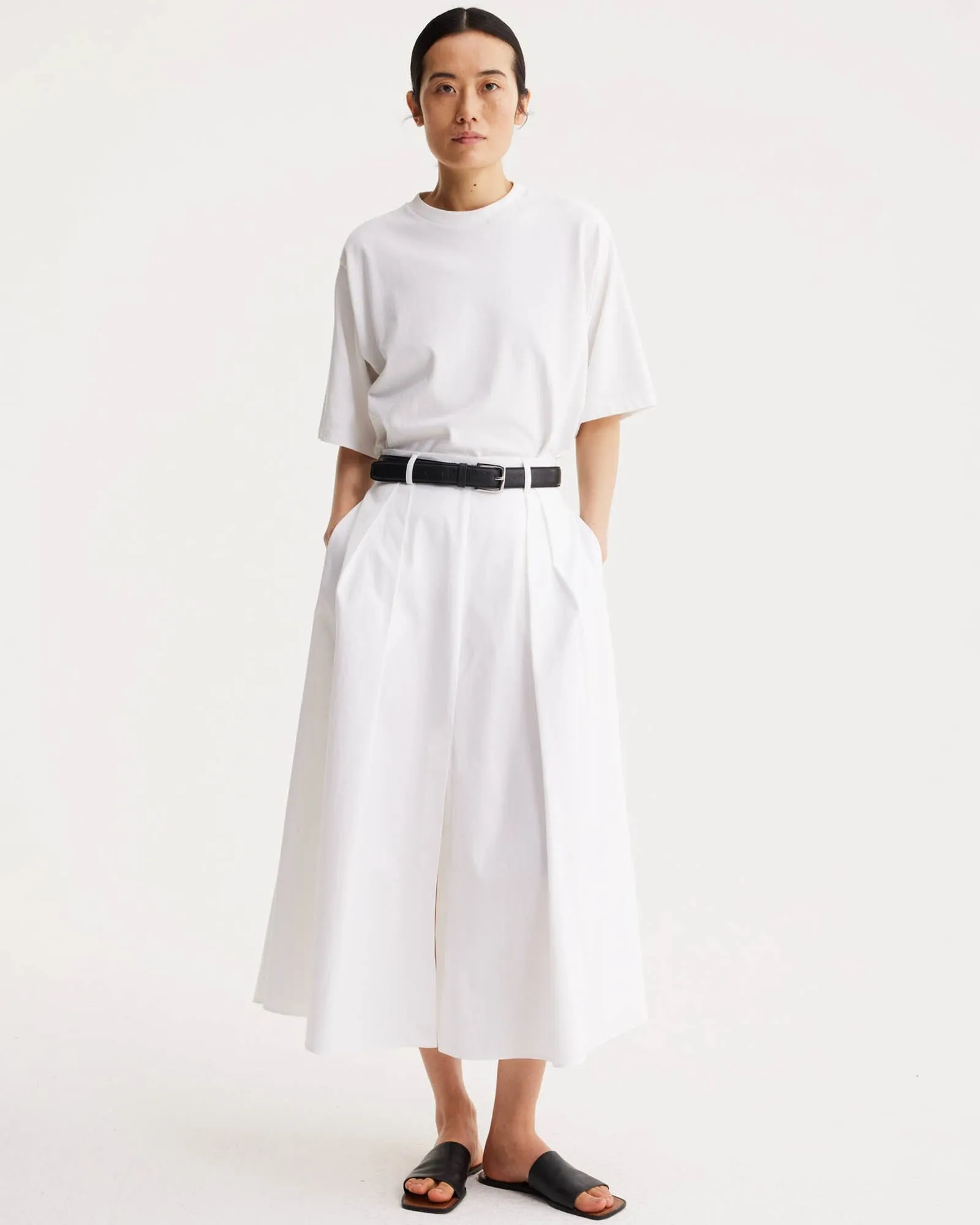 Wide Poplin Skirt sold by TNT Fashion product image thumbnail 2
