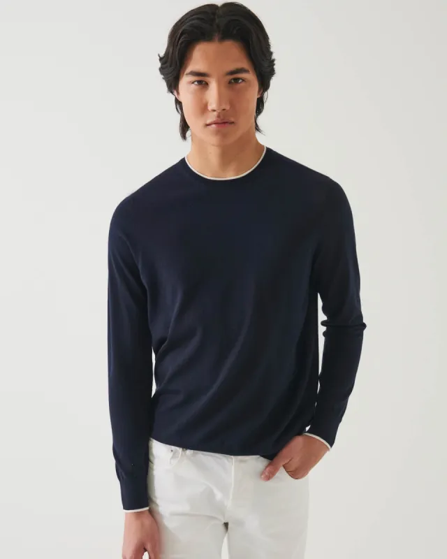 Long Sleeve Tipped Sweater sold by TNT Fashion