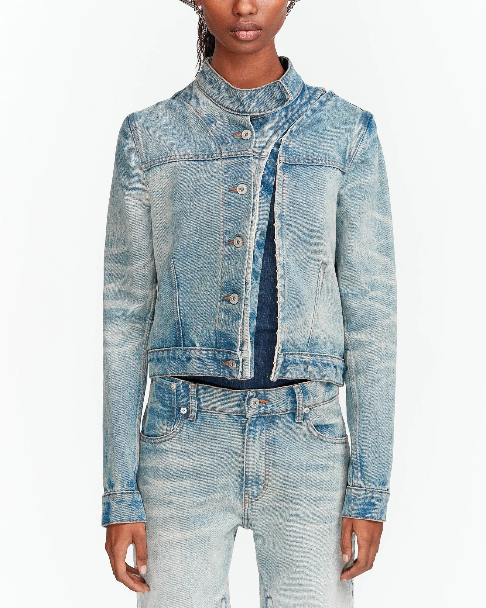 Denim Moto Jacket sold by TNT Fashion