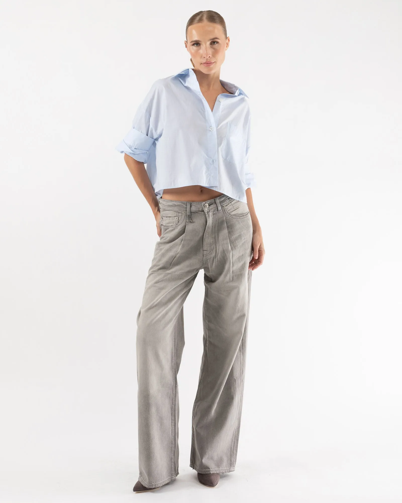 Damon Pleated Wide Leg Jean sold by TNT Fashion product image thumbnail 2