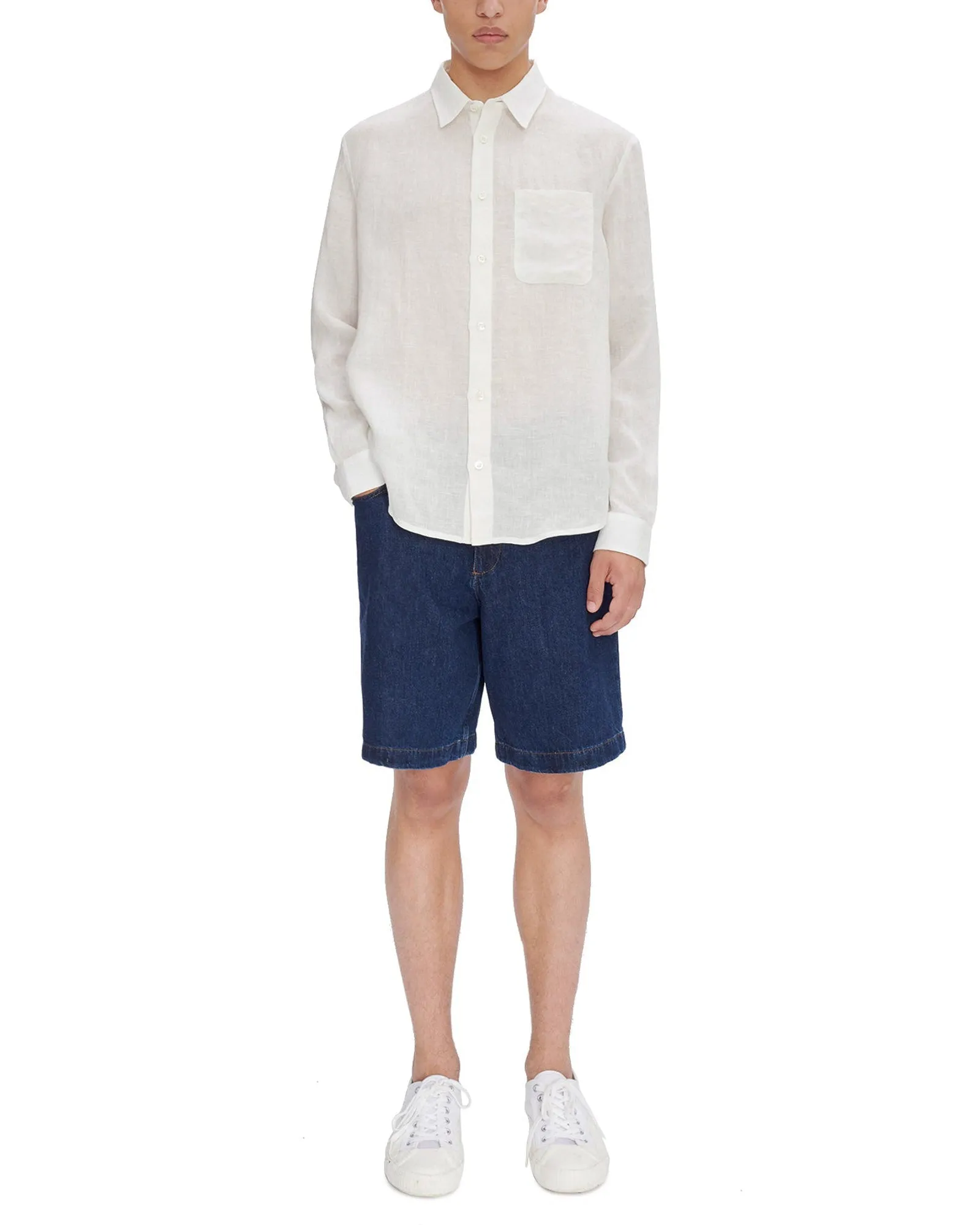 Cassel Logo Linen Shirt sold by TNT Fashion product image thumbnail 2