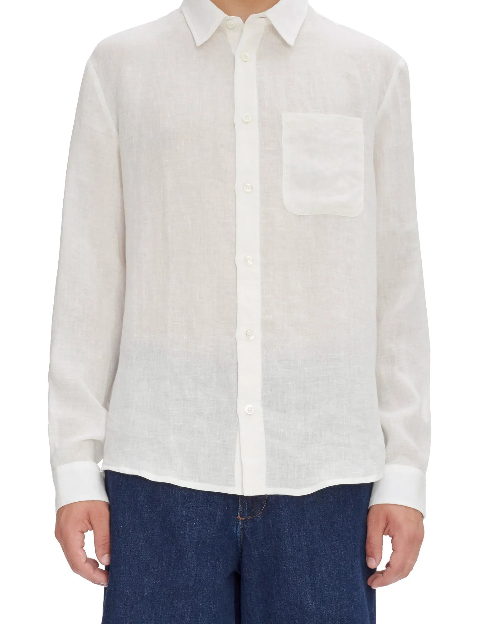 Cassel Logo Linen Shirt sold by TNT Fashion