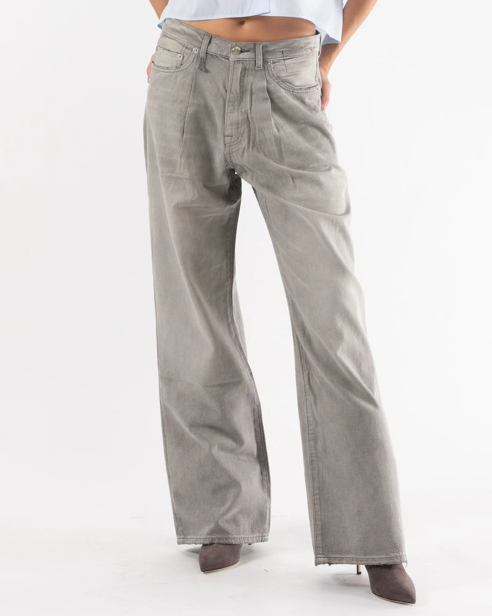 Damon Pleated Wide Leg Jean sold by TNT Fashion