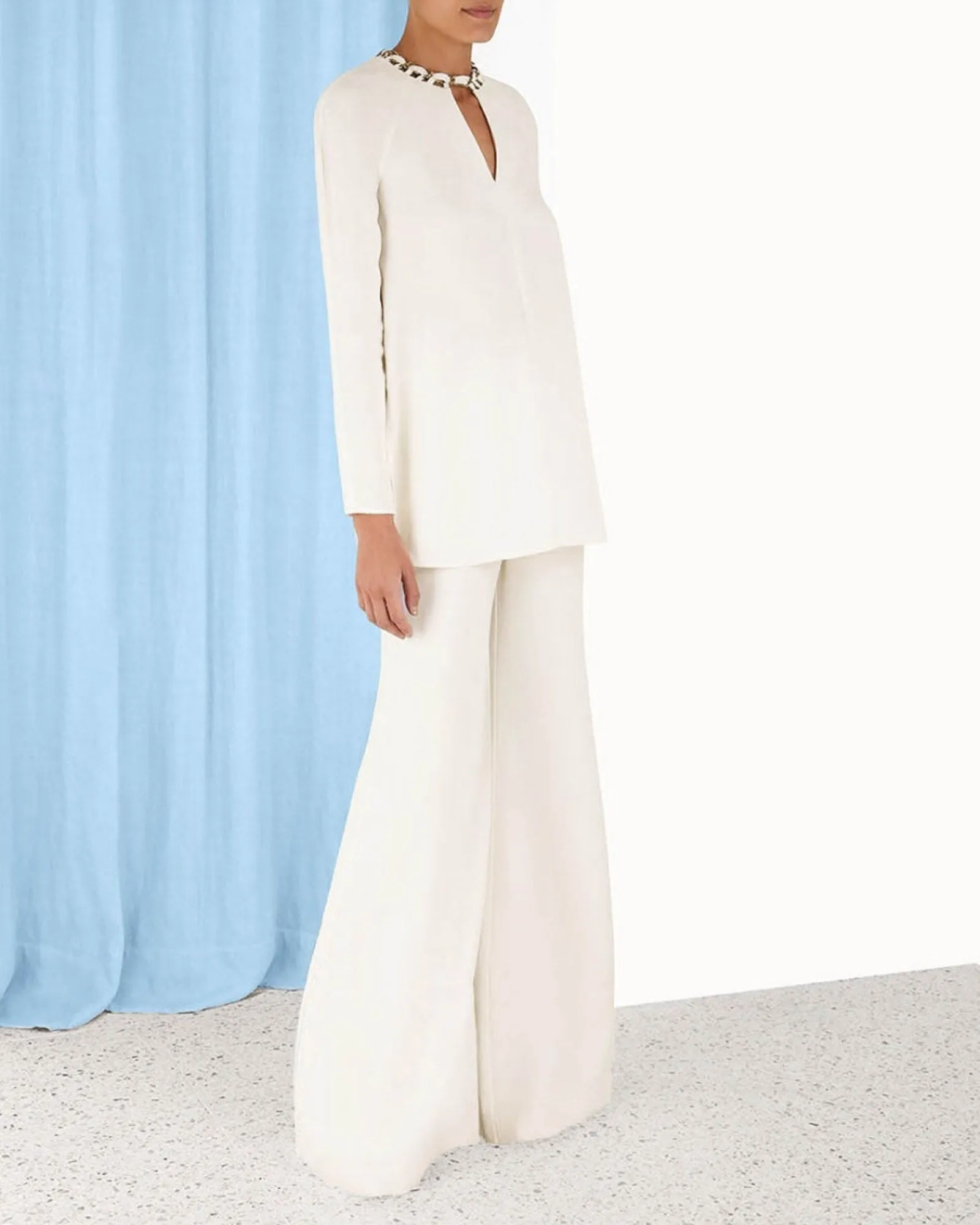 Chain Embellished Tunic Top sold by TNT Fashion product image thumbnail 4