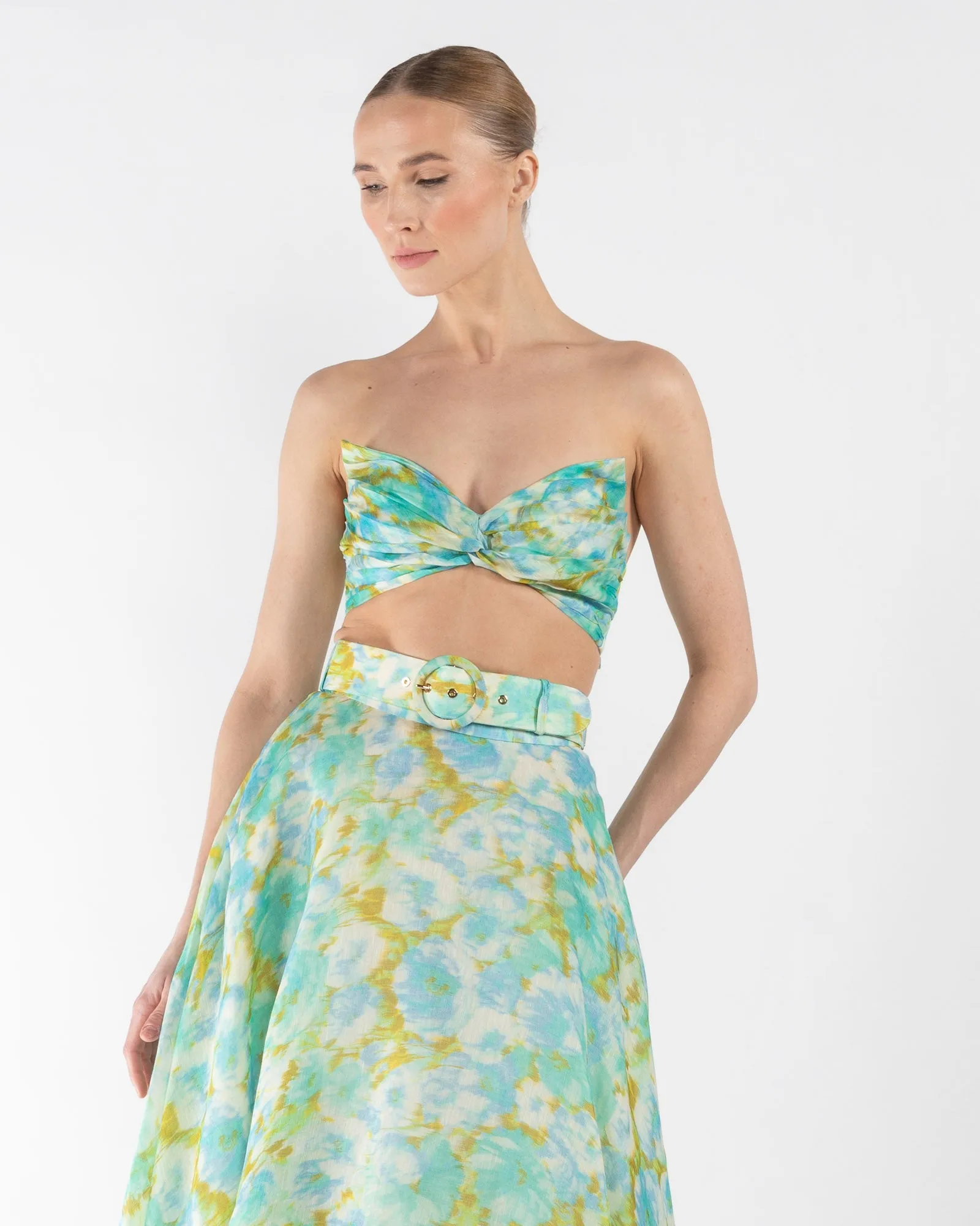 Twist Crop Bodice Top sold by TNT Fashion