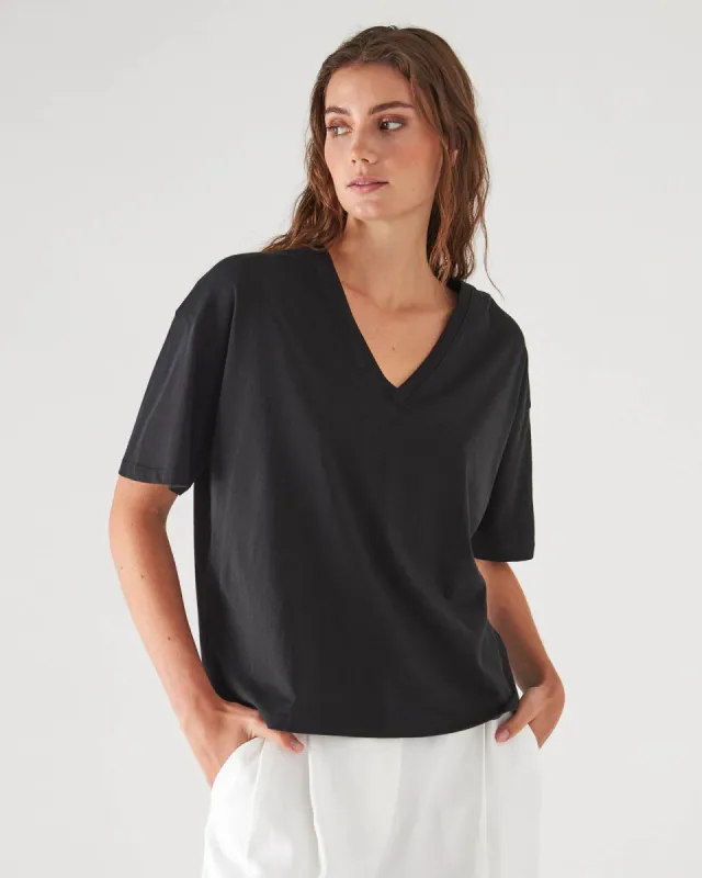 Oversized V-Neck T-Shirt sold by TNT Fashion