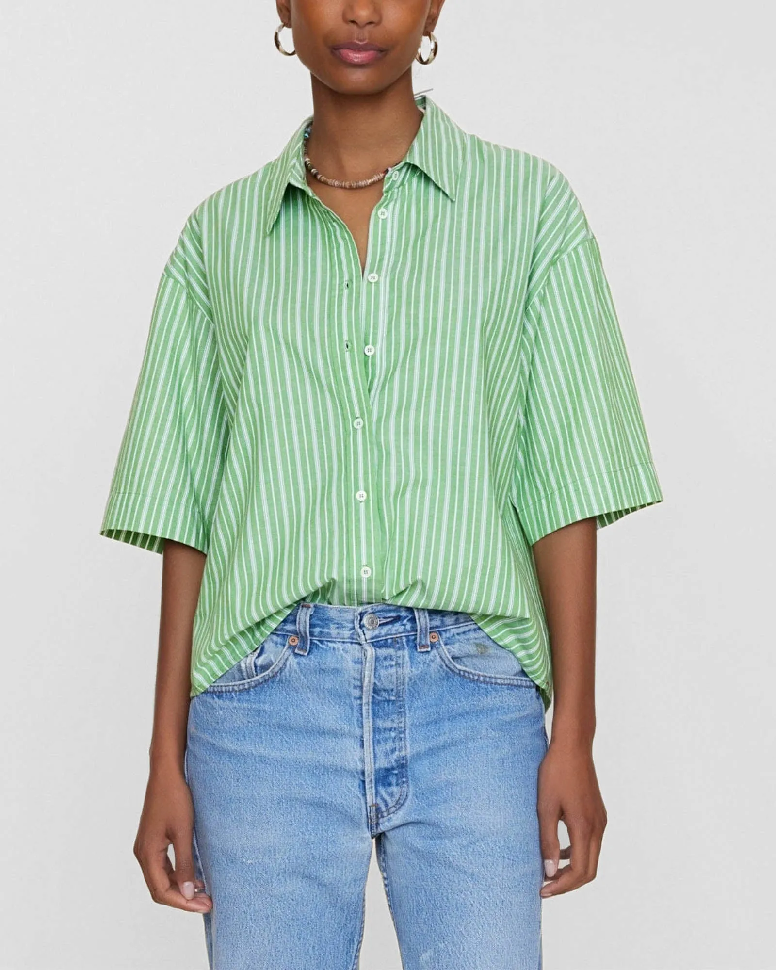 Gracie Stripe Shirt sold by TNT Fashion