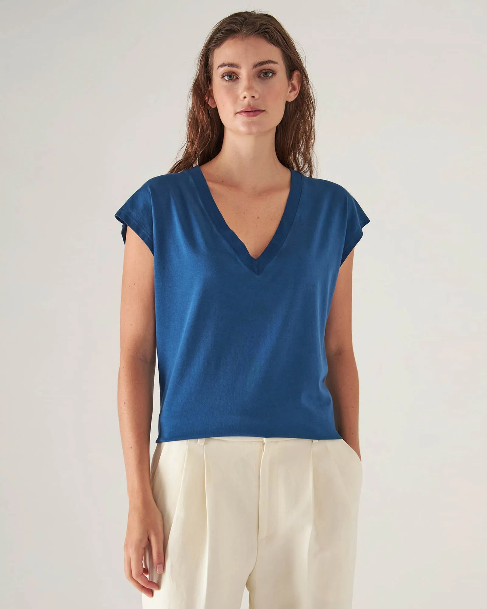 V-Neck Dolman Tee sold by TNT Fashion product image thumbnail 2