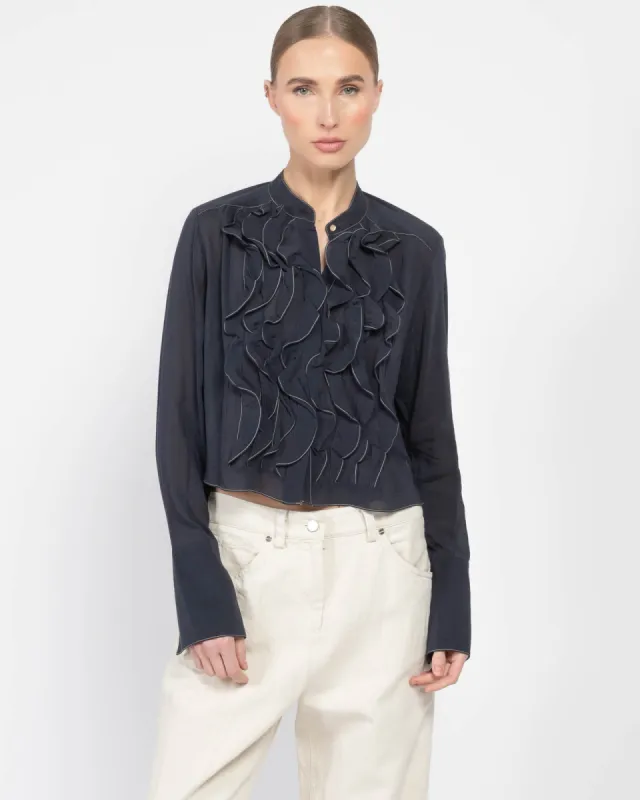 Patti Ruffle Shirt sold by TNT Fashion