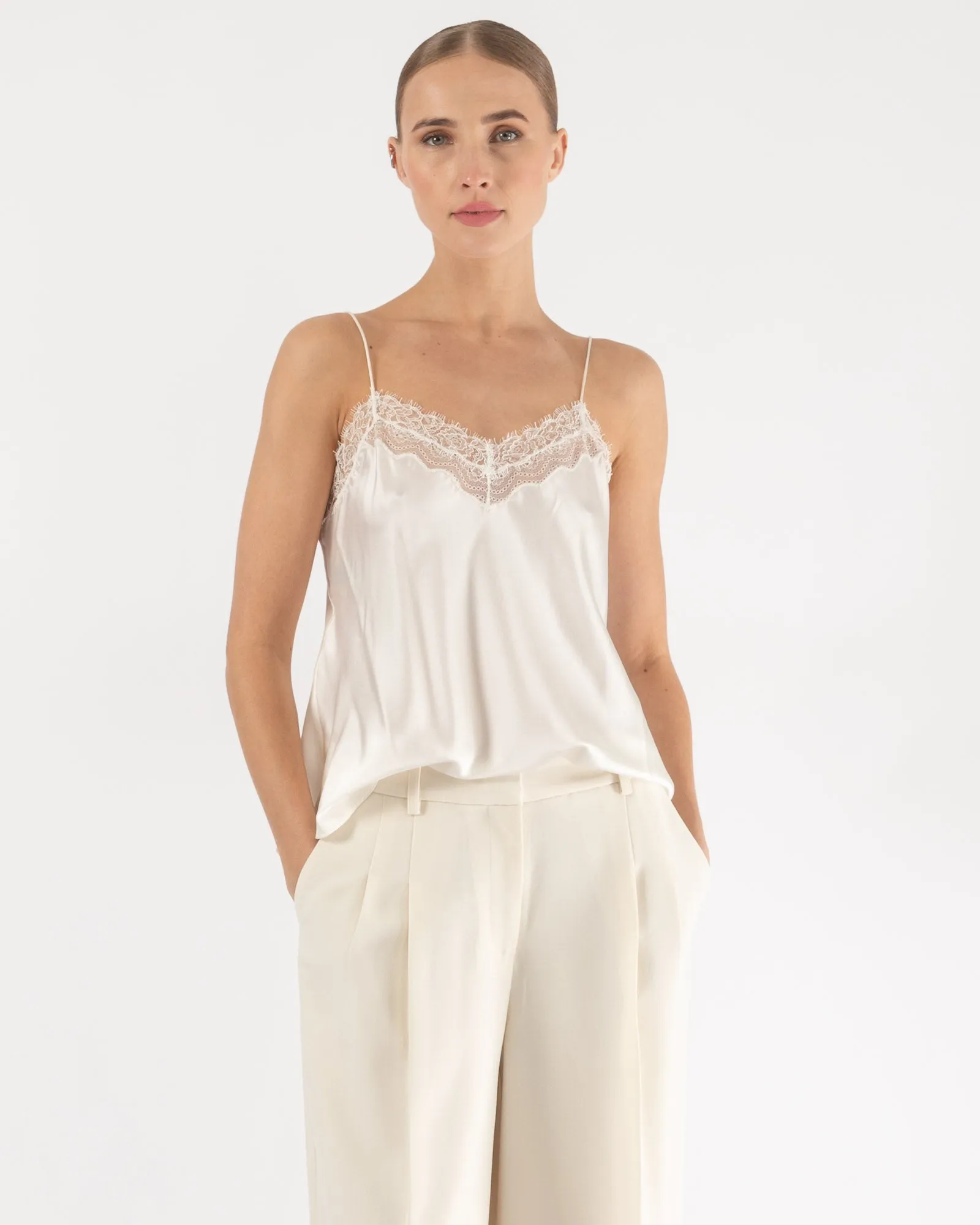 Erika Silk Lace Cami sold by TNT Fashion