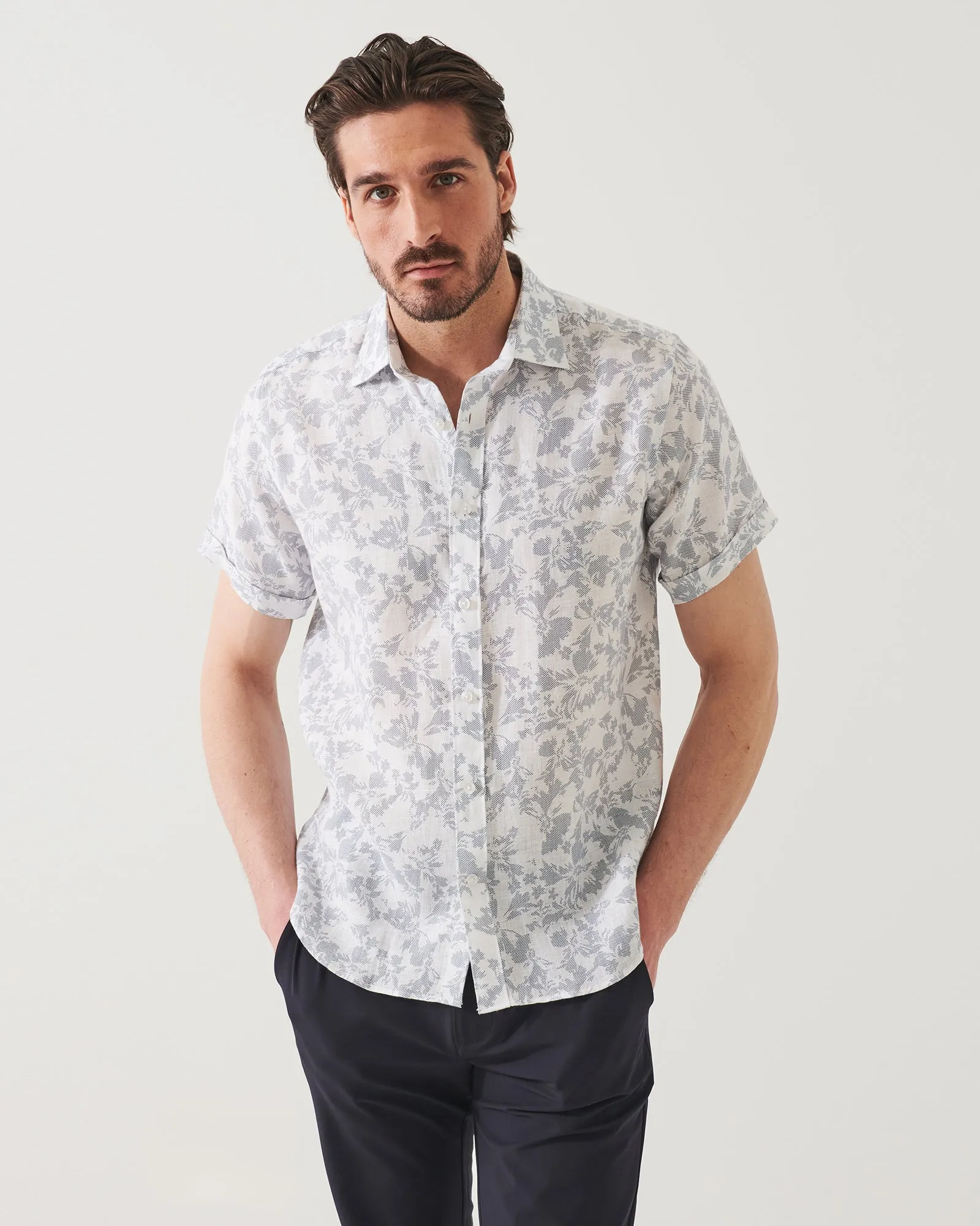 Etched Floral Shirt sold by TNT Fashion product image thumbnail 4