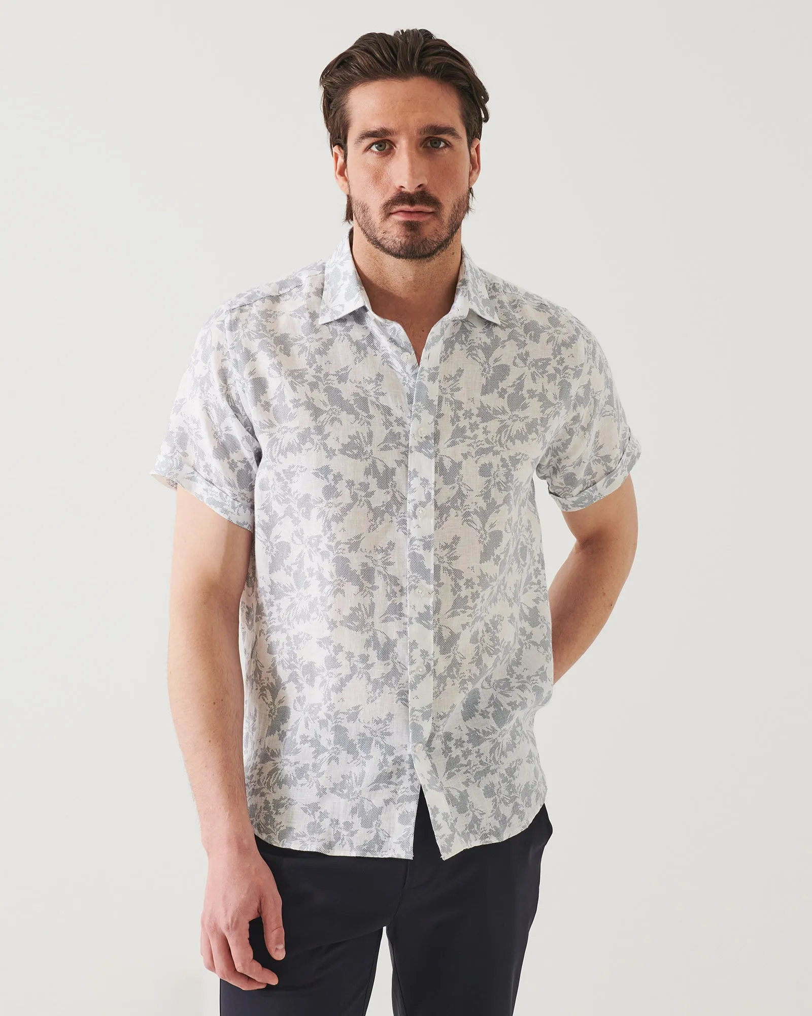 Etched Floral Shirt sold by TNT Fashion product image thumbnail 3