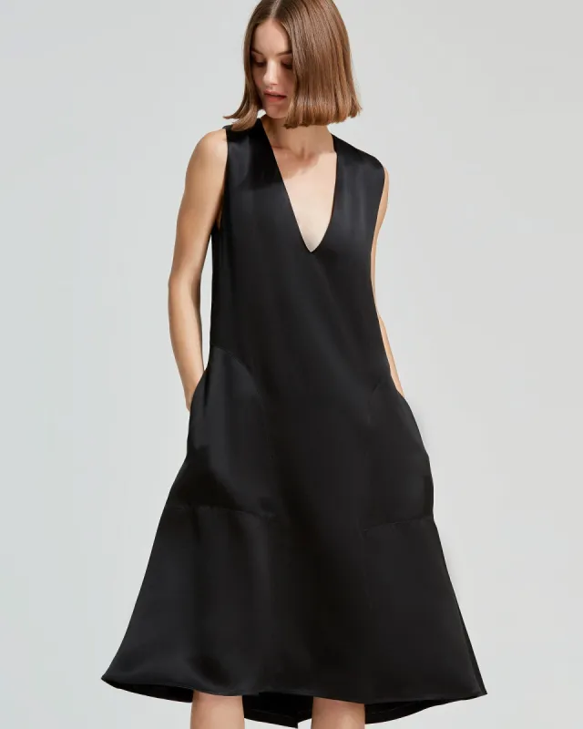 Serena Satin Midi Dress sold by TNT Fashion