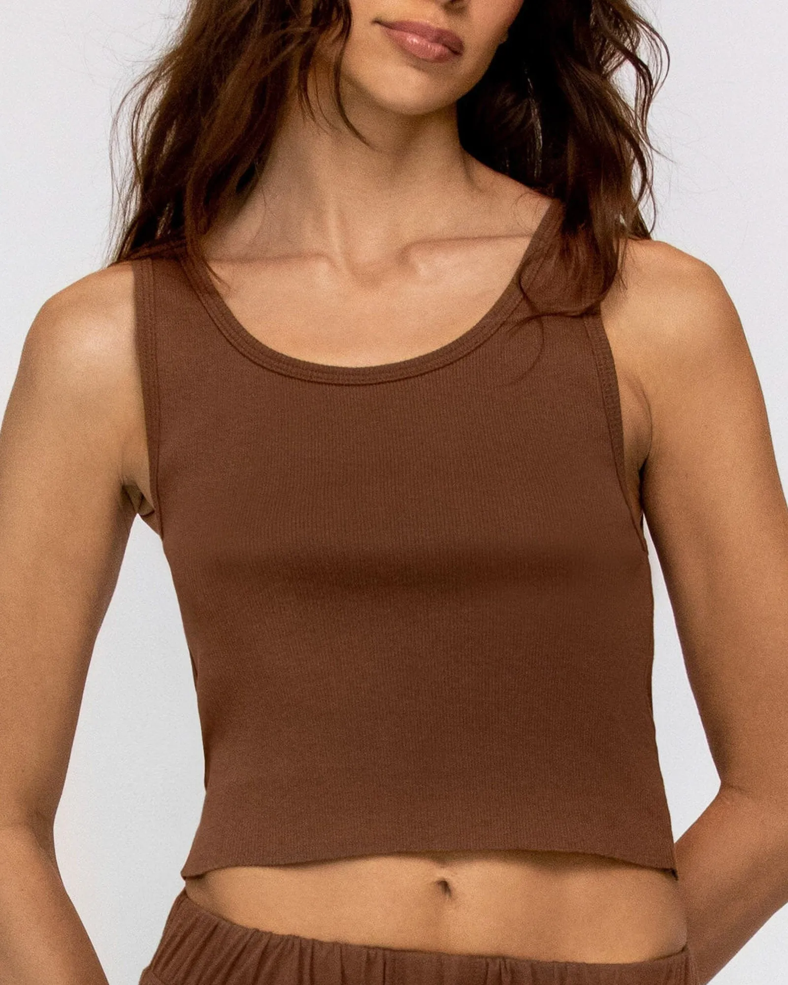 Cropped Scoop Tank sold by TNT Fashion product image thumbnail 2