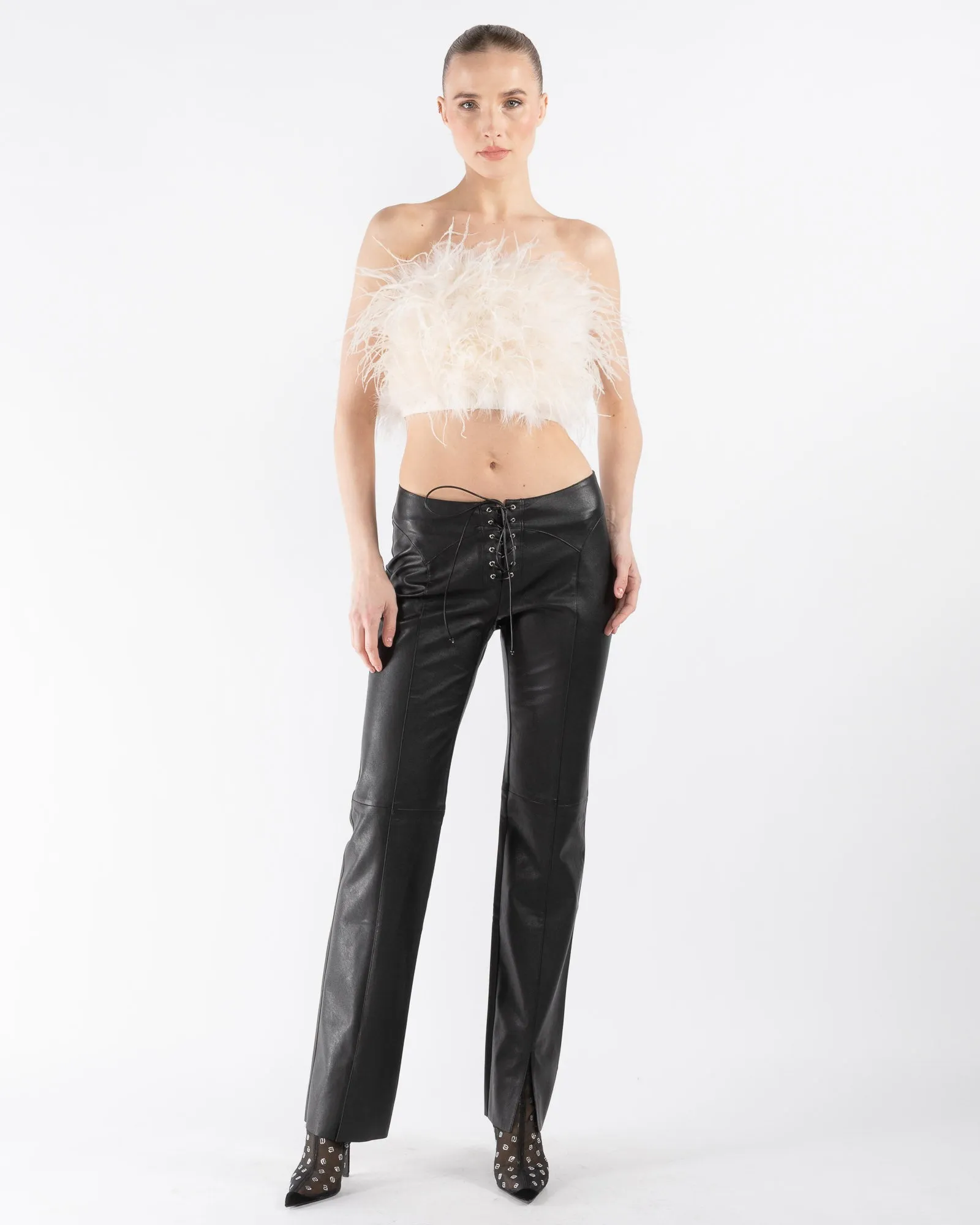 Feather Tube Top sold by TNT Fashion product image thumbnail 2