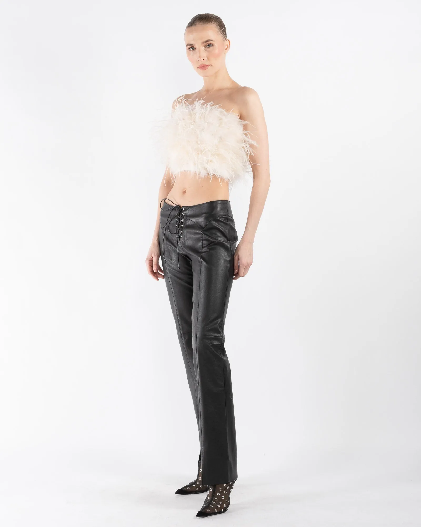 Feather Tube Top sold by TNT Fashion product image thumbnail 4