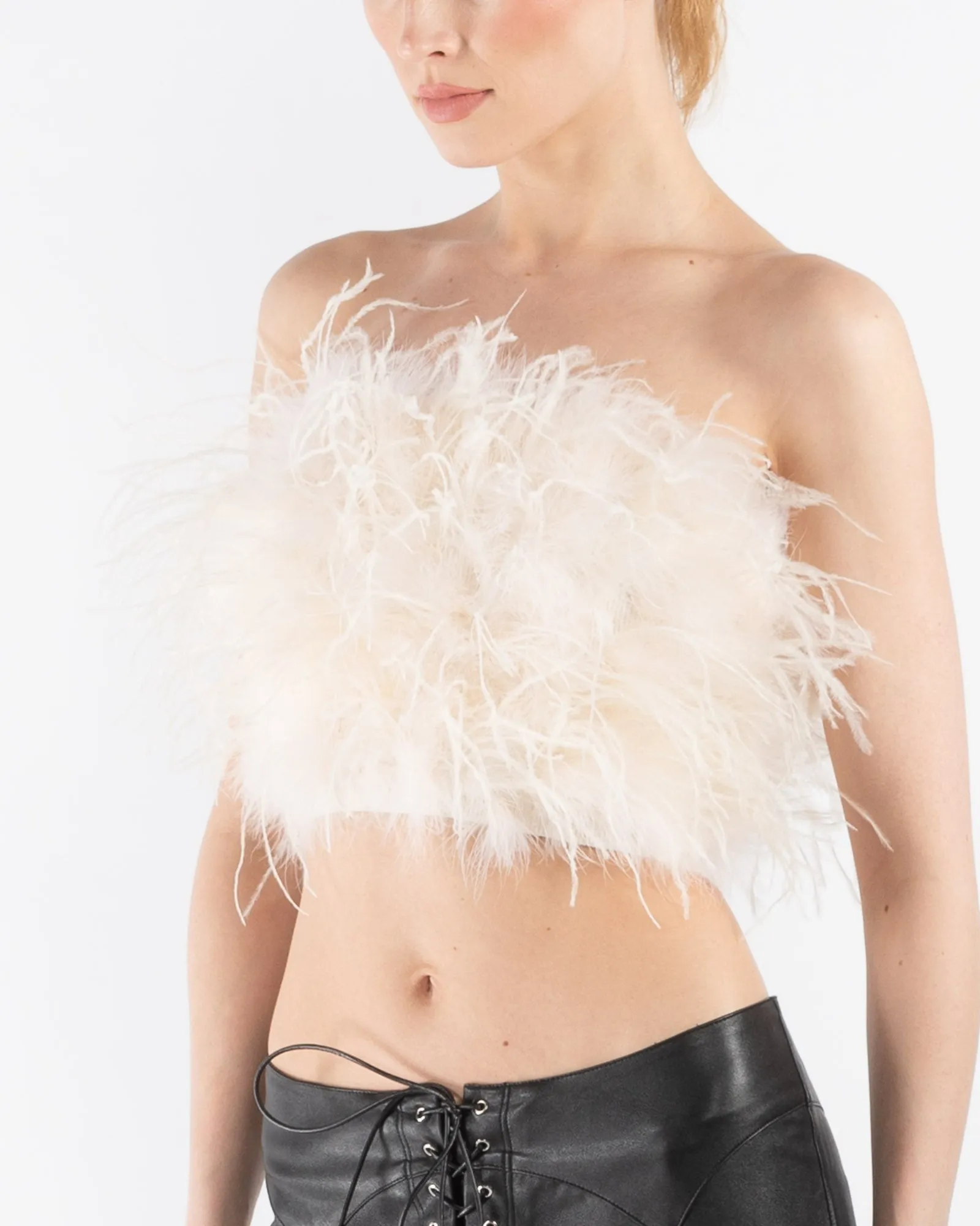 Feather Tube Top sold by TNT Fashion product image thumbnail 5