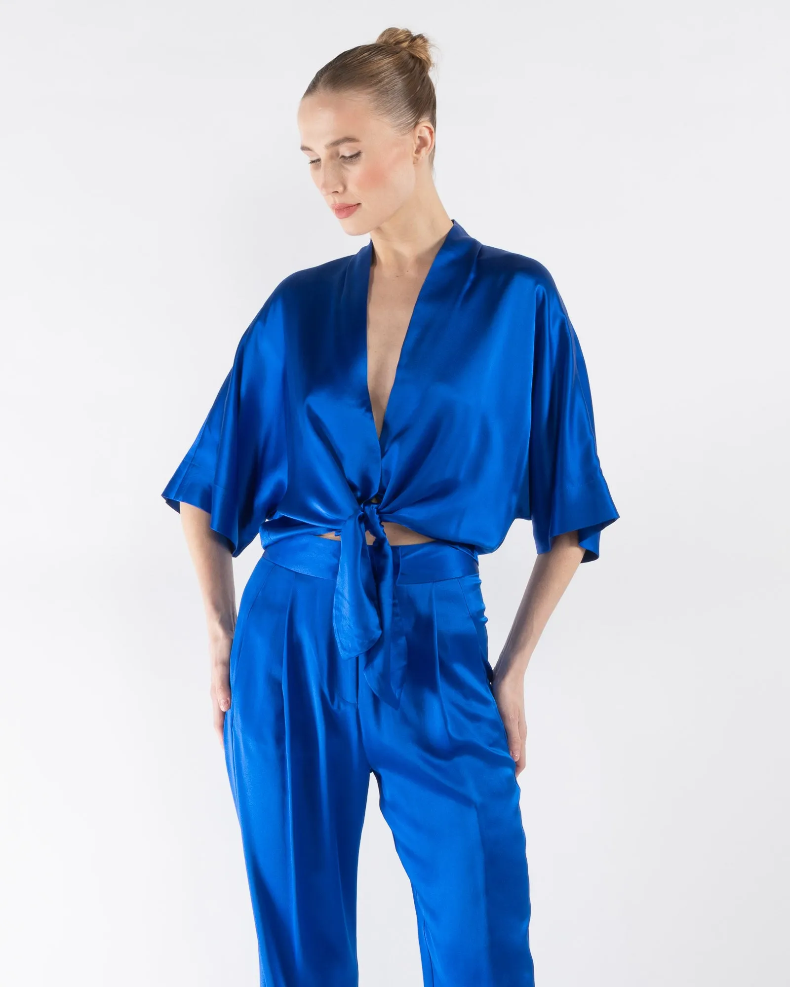 Tie Front Blouse sold by TNT Fashion