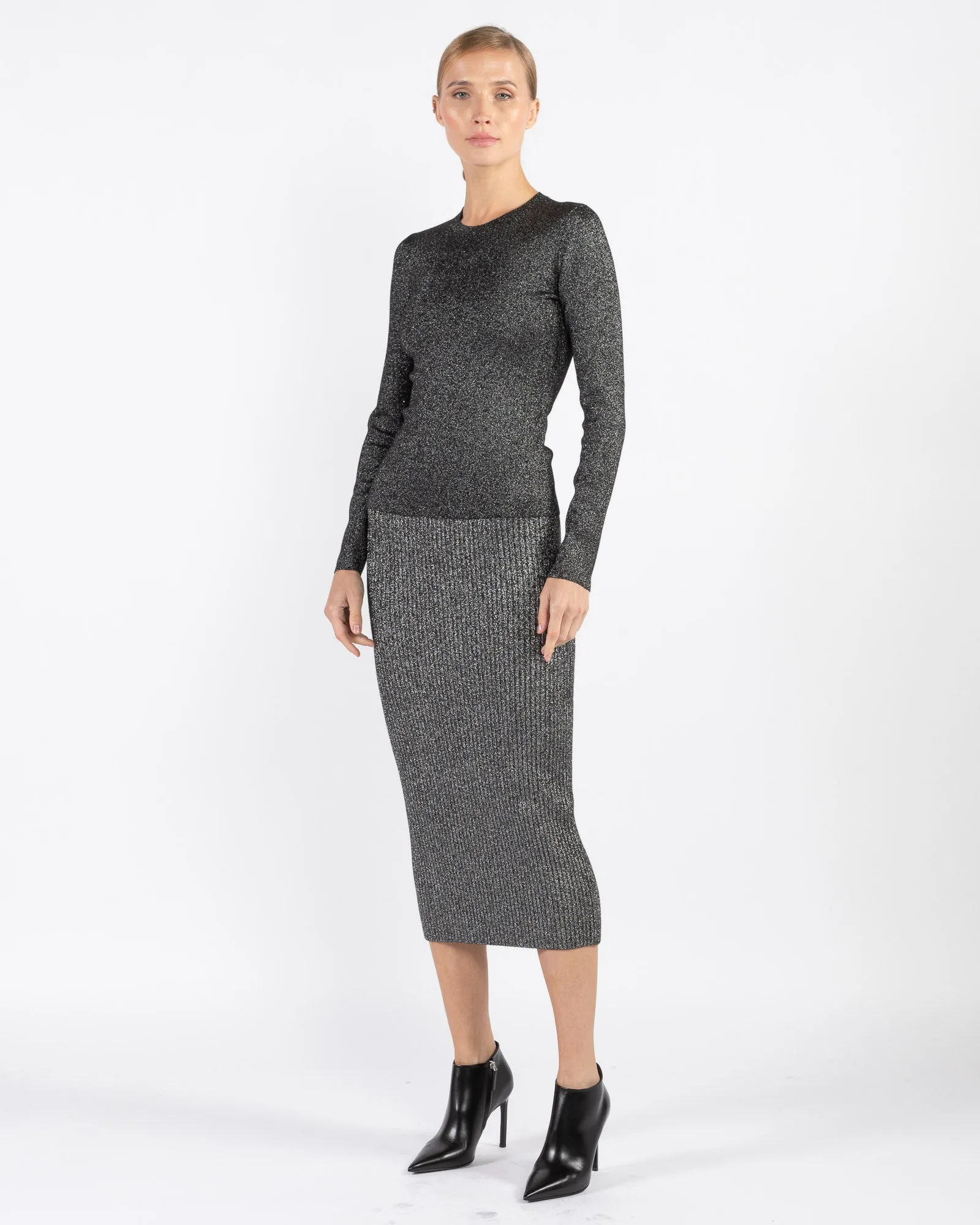 Rib-Knit Fitted Skirt sold by TNT Fashion product image thumbnail 4