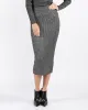 Rib-Knit Fitted Skirt sold by TNT Fashion